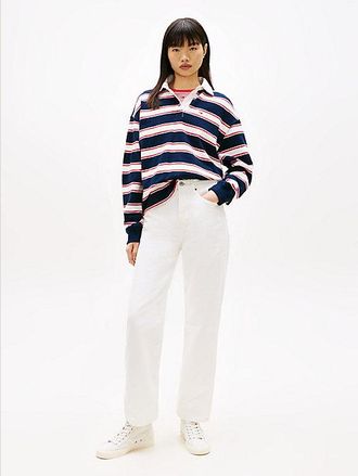 Tommy Hilfiger Vaqueros blancos ajustados de corte recto