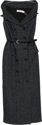 Self Portrait Dames, Jurken, Blauw, Maat: M Wol