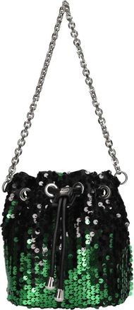 La Carrie Tassen, Dames, Zwart, ONE Size, Leer, Night Ed. Small Bucket