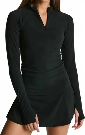 YEAR OF OURS Studio Pullover Top In Black