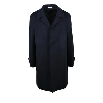 Breras Milano Cappotto - Heren - Mantel - Blauw - 2XL - Kasjmier - Jassen