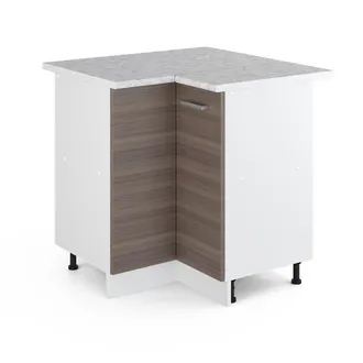 Vicco Angolo Universale R-line, Grigio, 75.6 Cm Con Anta, Con Piano Di Lavoro