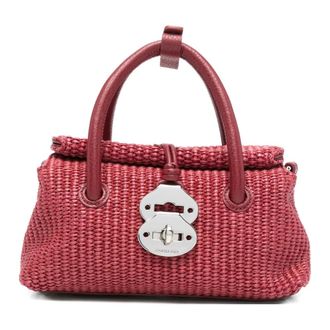 Zanellato Handbags, female, Red, Size: ONE SIZE Dotta Vimini Baby Tote Bag