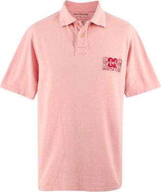 Martine Rose Salmon Pink 2020 S/S Polo Shirt Size L