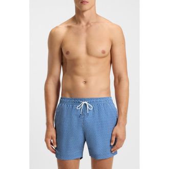BOSS Vibe Swim Trunks in Blue at Nordstrom, Size Xx-Large