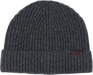 Hickey Freeman Cashmere Cardigan Stitch Beanie in Charcoal at Nordstrom Rack