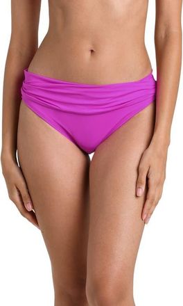 La Blanca Island Goddess Hipster Bikini Bottoms in Violet at Nordstrom, Size 10