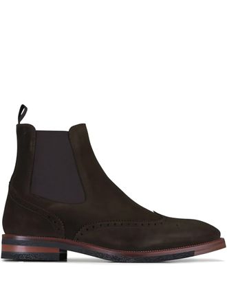 Martin Dingman Stivali Chelsea in pelle scamosciata - Marrone