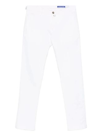 Jacob Cohen Bobby washed trousers - men - Fabric - 36 - White