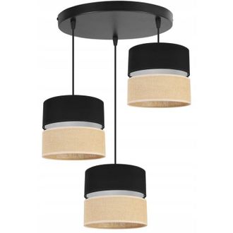 OEM L&aacute;mpara Colgante, L&aacute;mpara De Techo, Pantalla 20cm, Negra