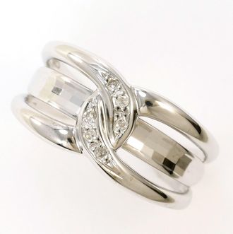C&A White Gold White Gold (14K) Band Ring (Pre-Owned)