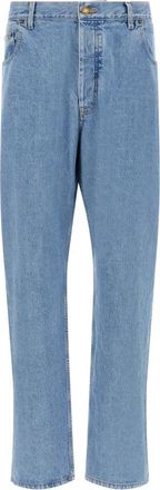 Thom Browne Selvedge Denim Backstrap Trouser - Heren - Regular Fit Jeans - Blauw - L - Denim - Jeans
