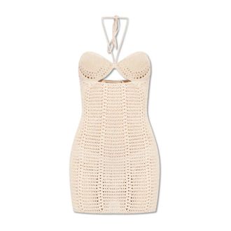 The Mannei Dames, Jurken, Beige, Maat: XS Katoen