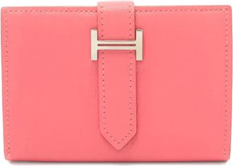 Herm&egrave;s bear mini card case - Pink