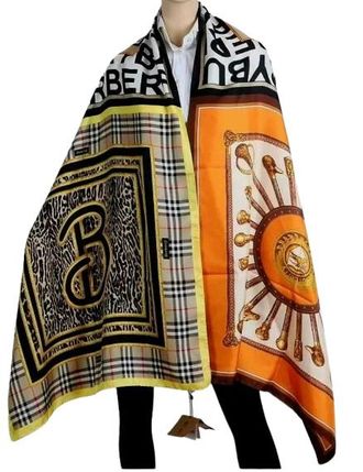 Burberry cannes Extra Long Scarf Size XL