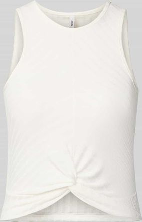 Only Slim Fit Tank Top mit Wickeloptik Modell SANDY in Offwhite, Gr&ouml;&szlig;e S