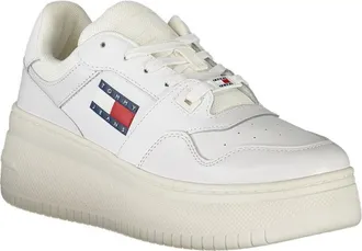 Tommy Hilfiger Chunky Platform Leather Sneaker - White