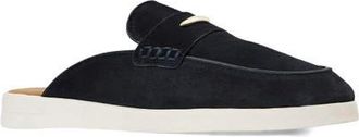 Aquatalia Weller Weatherproof Mule in Navy Suede at Nordstrom, Size 8.5