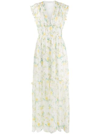 Philosophy di Lorenzo Serafini floral-print flared dress - White