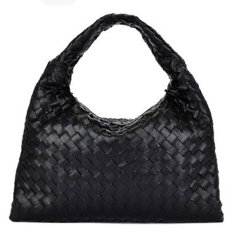 Bottega Veneta Small Intrecciato Leather Hop Bag