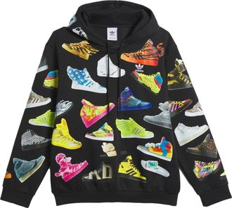 adidas Jeremy Scott Archive Hoodie Black IA0097