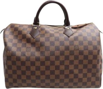 Louis Vuitton Pre-owned Handbags, female, Brown, Size: ONE SIZE Pre-owned Canvas Handbag