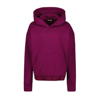 Saint Laurent Hoodies, male, Purple, Size: M Logo Hoodie