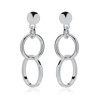 Unique Kreis Ohrstecker aus 925er Sterlingsilber