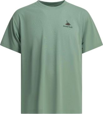 Montbell Wickron River Trip T-Shirt - Heren - T-shirts - Blauw - L - Polyester - Tops