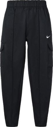 Nike (WMNS) Nike Logo Solid Color Woven Sports Pants/Trousers/Joggers Autumn Black DD5984-010