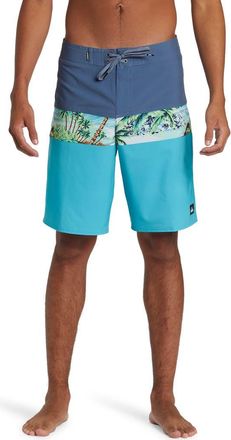 Quiksilver Surfsilk Panel 20 Board Shorts in Maui Blue at Nordstrom Rack, Size 32