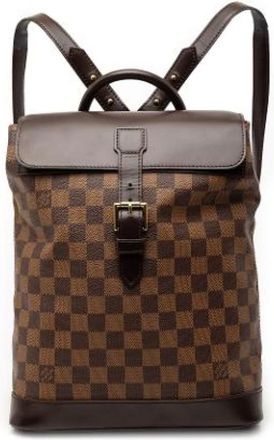 Louis Vuitton Pre-owned Backpacks, female, Brown, Size: ONE SIZE Pre-owned Canvas Backpack