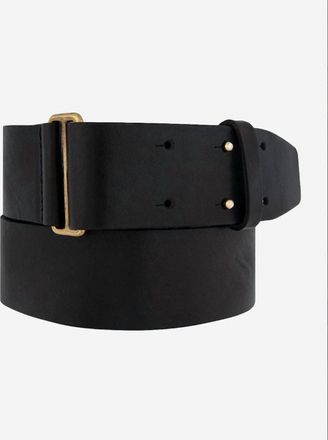 Amsterdam Heritage Pyramid Studded Belt In Black