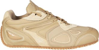 Axel Arigato Brown Slow Runner Suede Layered Sneakers