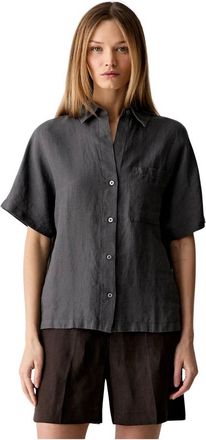 Marc O'Polo Donna, Camicette, Grigio, L, new