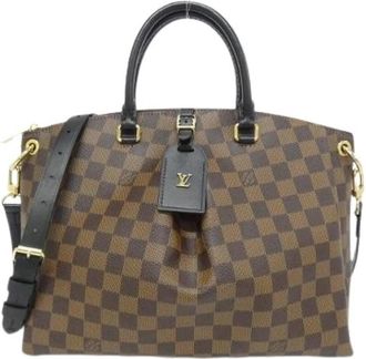 Louis Vuitton Pre-owned Odeon Tote Damier Tas - Dames - Vintage Handtas - Bruin - ONE Size - Vintage