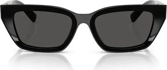 Dolce & Gabbana Dg 4532 Zonnebril - Dames - Zonnebrillen - Zwart - 53 MM - Accessoires