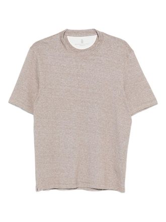 Brunello Cucinelli Brunello Cucinelli linnenmix T-shirt