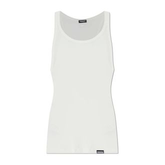Dsquared2 Sleeveless Tops, male, White, Size: S Top from the Underwear Collection