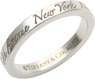 Tiffany & Co. Silver Silver 925 Band Ring (Pre-Owned)