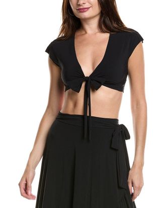 Commando Commando Classic Wrap Cover-Up Crop Top