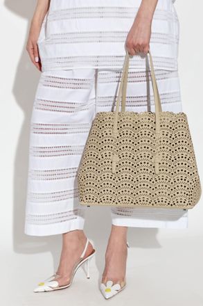 Alaia Bag Mina 37, Womens, Beige