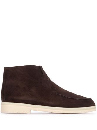 Loro Piana Walk and Walk enkellaarzen - Bruin