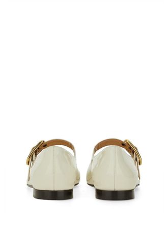 Chlo&eacute; Polly Ballet Flat - Ivory
