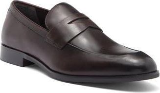 Vittorio Russo Roger Penny Loafer in Dark Brown at Nordstrom Rack, Size 10.5