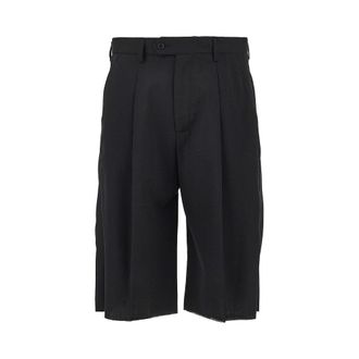 Mars&eacute;m Tailored shorts with satin ribbon Man 46