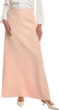 Lafayette 148 New York Silk-Blend High Waisted Maxi Skirt