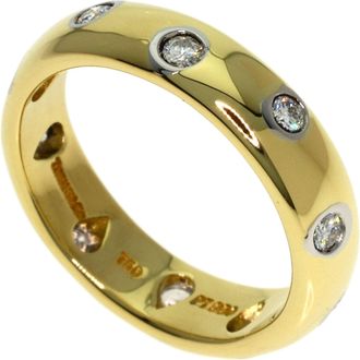 Tiffany & Co. Yellow Gold (18K) Platinum 950 Band Ring (Pre-Owned)