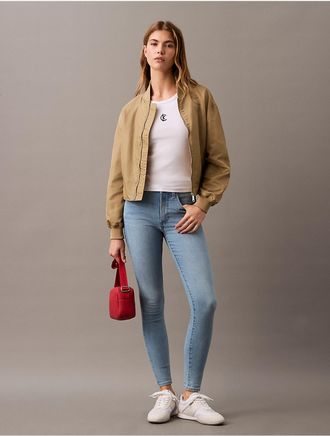 Calvin Klein Jeans Calvin Klein Womens High Rise Skinny Fit Jeans - Blue - 24W x RL