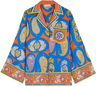 Alemais Alemais Luis Printed Silk-twill Shirt - Multicoloured - 10 (UK10 / S)